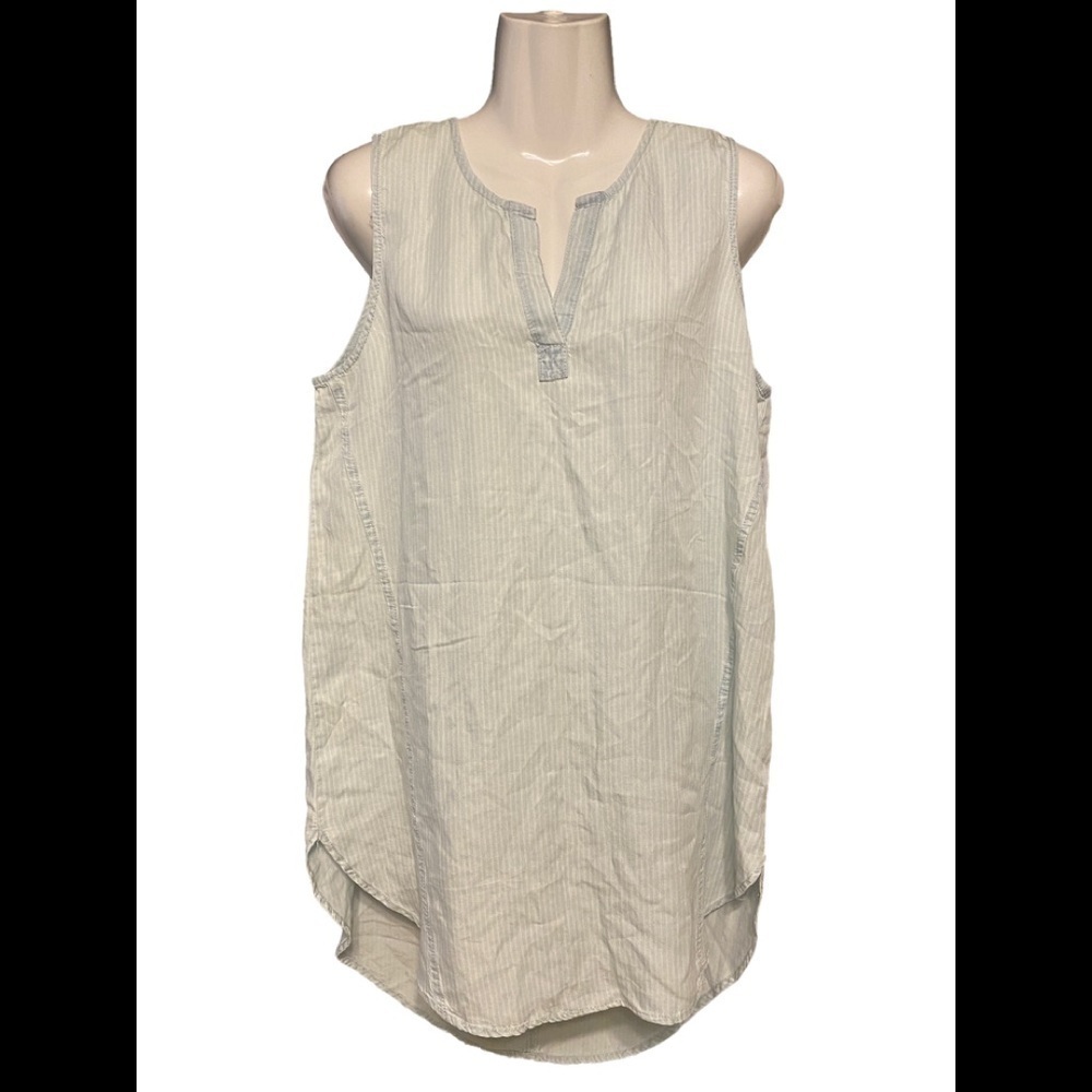 Beachlunchlounge Dress/Coverup Light Blue/White Stripes